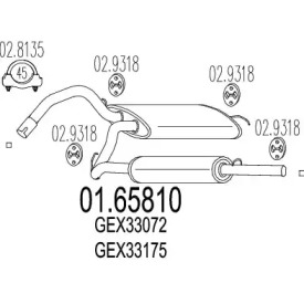 Амортизатор MTS 01.65810