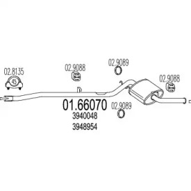 Амортизатор MTS 01.66070