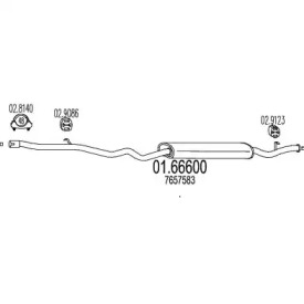 Амортизатор MTS 01.66600