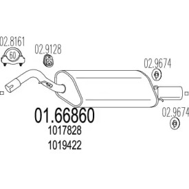 Амортизатор MTS 01.66860