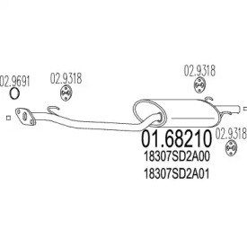 Амортизатор MTS 01.68210