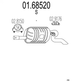 Амортизатор MTS 01.68520