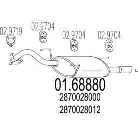 Амортизатор MTS 01.68880