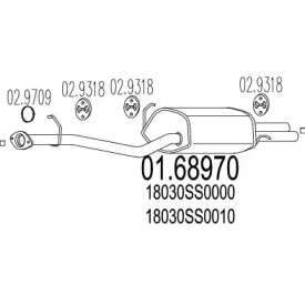 Амортизатор MTS 01.68970