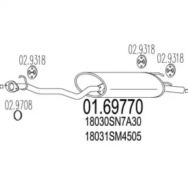 Амортизатор MTS 01.69770