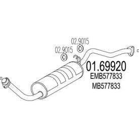 Амортизатор MTS 01.69920