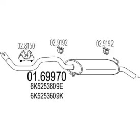 Амортизатор MTS 01.69970