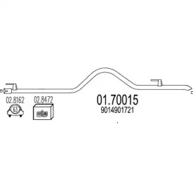 Трубка MTS 01.70015