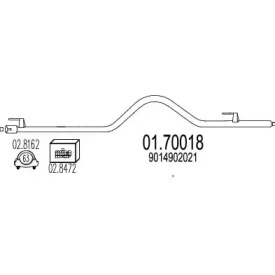 Трубка MTS 01.70018