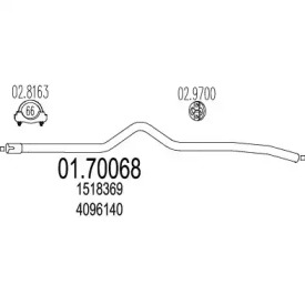 Трубка MTS 01.70068