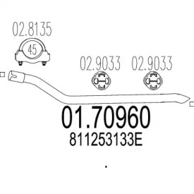 Трубка MTS 01.70960