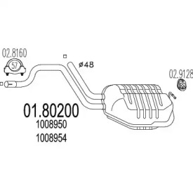 Амортизатор MTS 01.80200