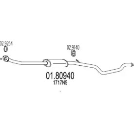 Амортизатор MTS 01.80940