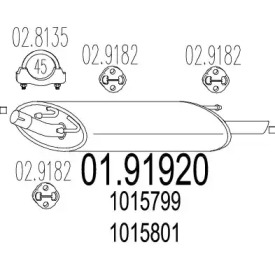 Амортизатор MTS 01.91920