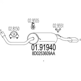 Амортизатор MTS 01.91940