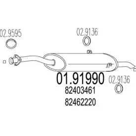 Амортизатор MTS 01.91990