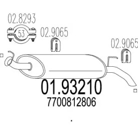 Амортизатор MTS 01.93210