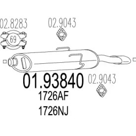 Амортизатор MTS 01.93840