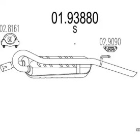 Амортизатор MTS 01.93880