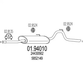 Амортизатор MTS 01.94010