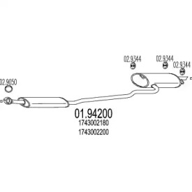 Амортизатор MTS 01.94200