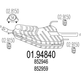 Амортизатор MTS 01.94840