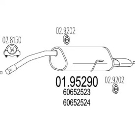 Амортизатор MTS 01.95290