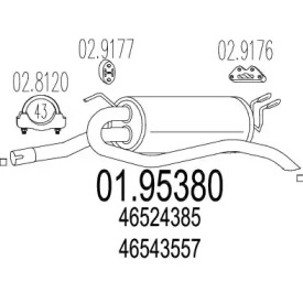 Амортизатор MTS 01.95380