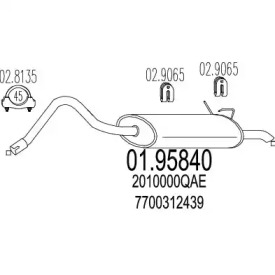 Амортизатор MTS 01.95840