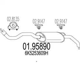 Амортизатор MTS 01.95890