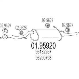 Амортизатор MTS 01.95920