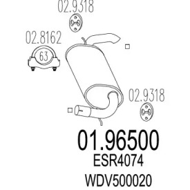 Амортизатор MTS 01.96500