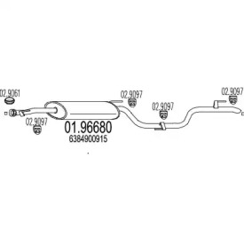 Амортизатор MTS 01.96680