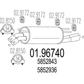 Амортизатор MTS 01.96740