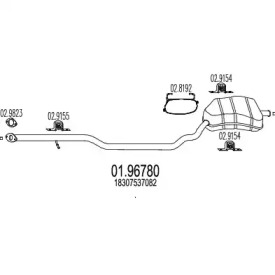 Амортизатор MTS 01.96780