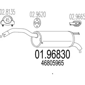 Амортизатор MTS 01.96830