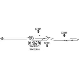 Амортизатор MTS 01.96970