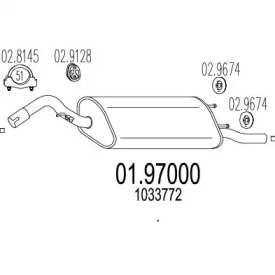 Амортизатор MTS 01.97000