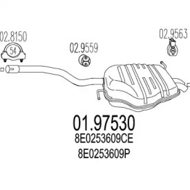 Амортизатор MTS 01.97530