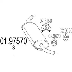 Амортизатор MTS 01.97570