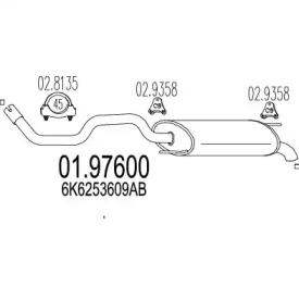 Амортизатор MTS 01.97600