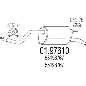 Амортизатор MTS 01.97610