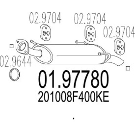 Амортизатор MTS 01.97780