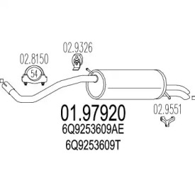 Амортизатор MTS 01.97920