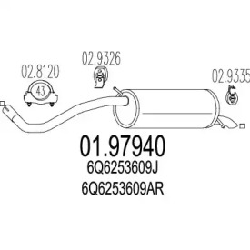 Амортизатор MTS 01.97940