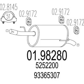 Амортизатор MTS 01.98280