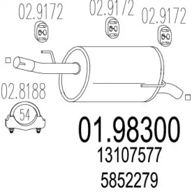 Амортизатор MTS 01.98300