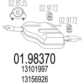 Амортизатор MTS 01.98370