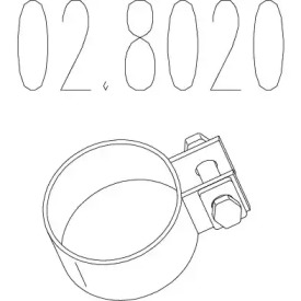 Соединительные элементы трубопровода MTS 02.8020