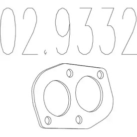 Прокладкa MTS 02.9332